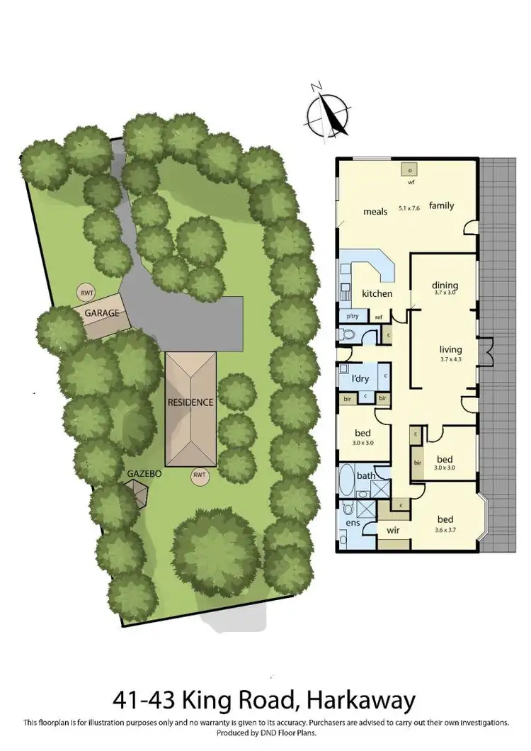 Floorplan of Homely house listing, 41-43 King Road, Harkaway VIC 3806