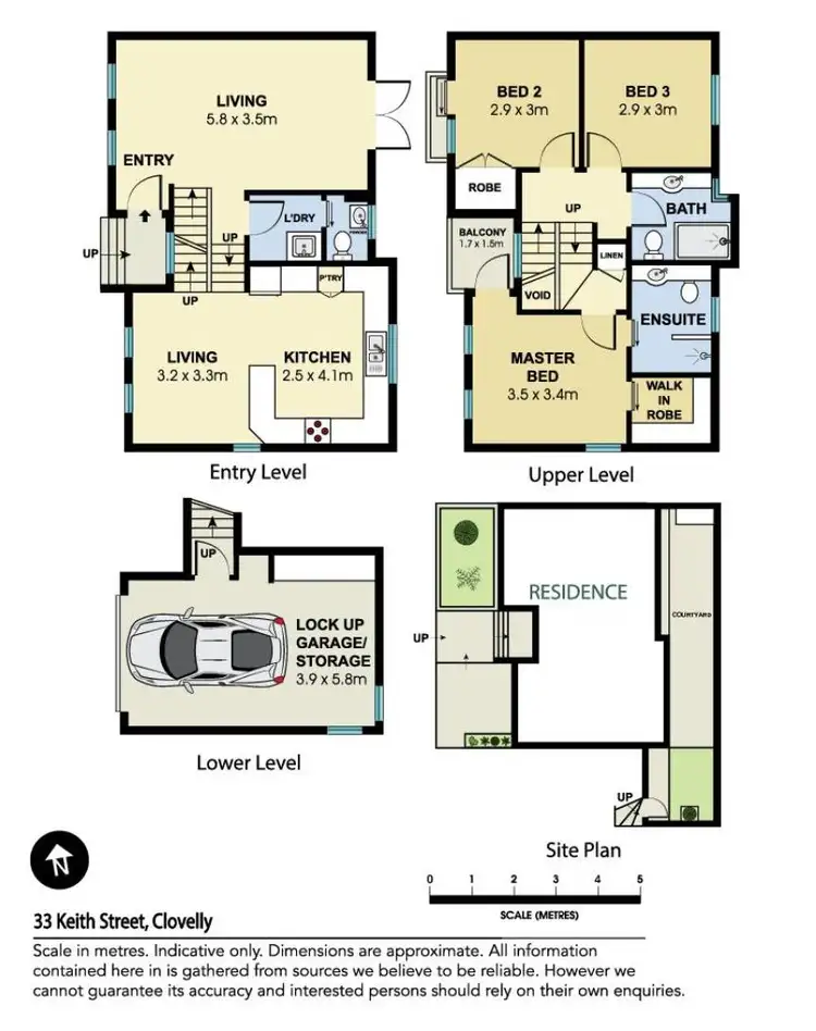 Floorplan of Homely house listing, 33 Keith Street, Clovelly NSW 2031