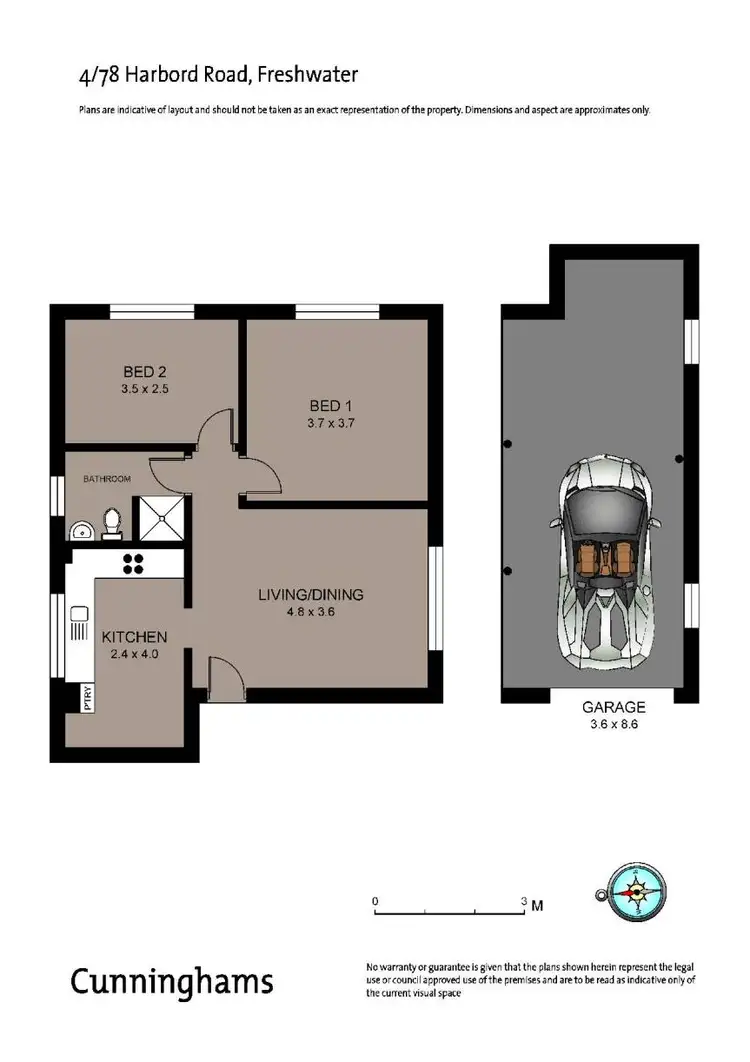 Floorplan of Homely unit listing, 4/78 Harbord Road, Freshwater NSW 2096