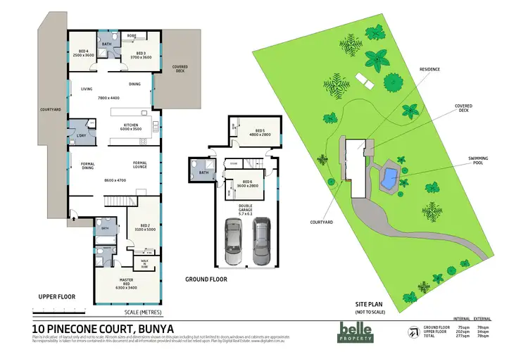 Floorplan of Homely house listing, 10 Pinecone Court, Bunya QLD 4055