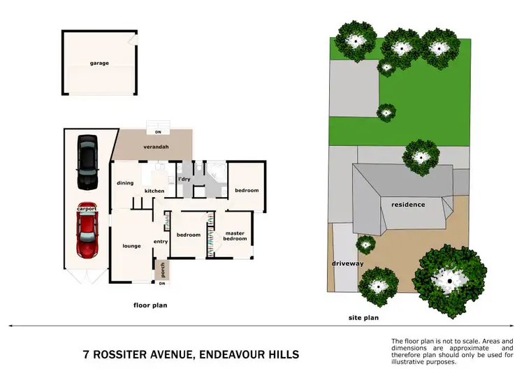 Floorplan of Homely house listing, 7 Rossiter Avenue, Endeavour Hills VIC 3802
