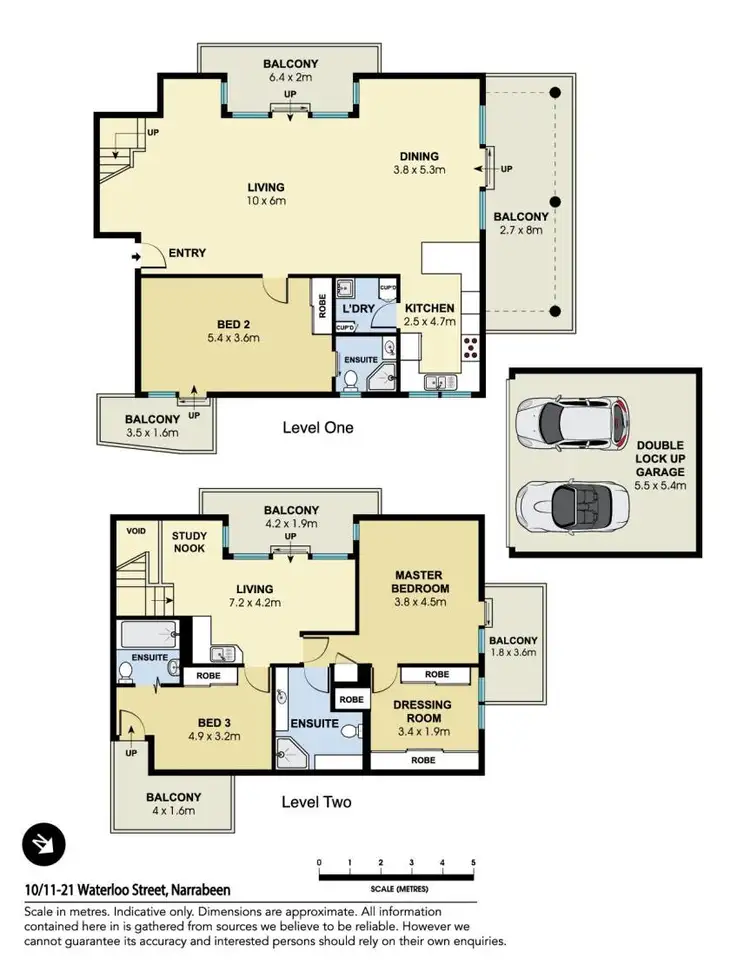 Floorplan of Homely apartment listing, 10/11-21 Waterloo Street, Narrabeen NSW 2101