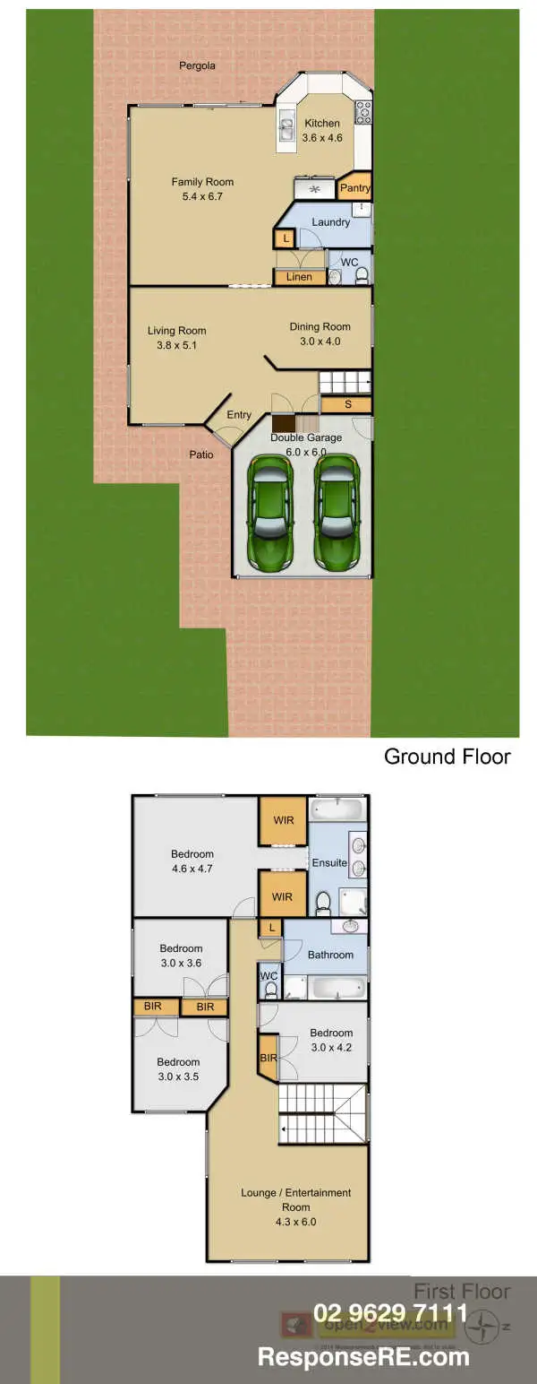 Floorplan of Homely house listing, 51 Hungerford Drive, Glenwood NSW 2768
