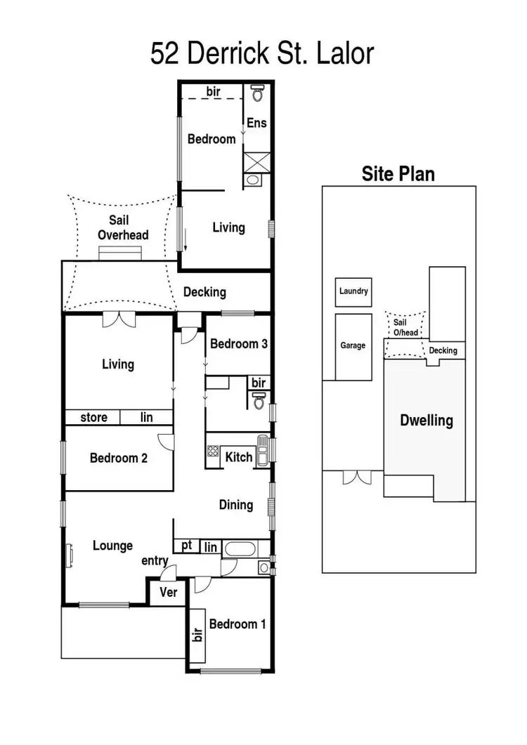 Floorplan of Homely house listing, 52 Derrick Street, Lalor VIC 3075