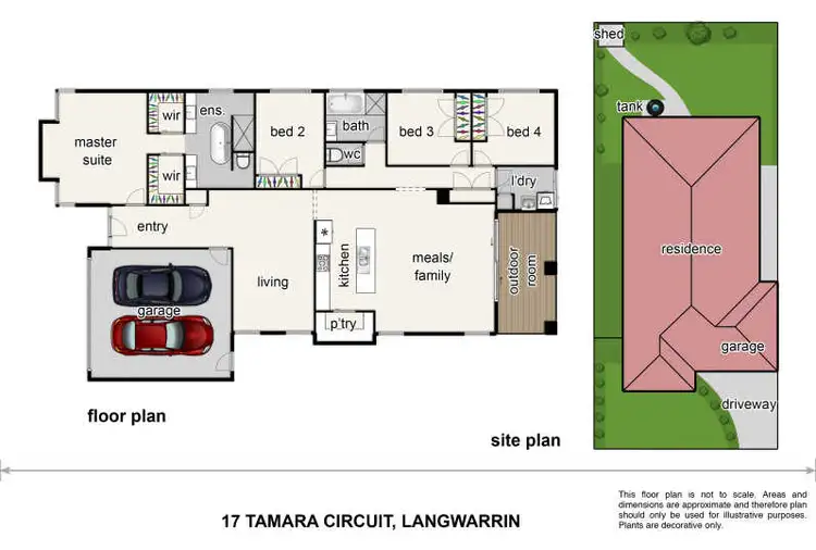 Floorplan of Homely house listing, 17 Tamara Circuit, Langwarrin VIC 3910