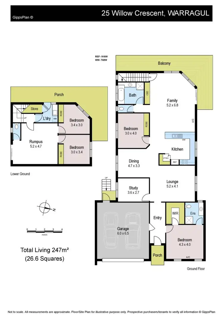 Floorplan of Homely house listing, 25 Willow Crescent, Warragul VIC 3820