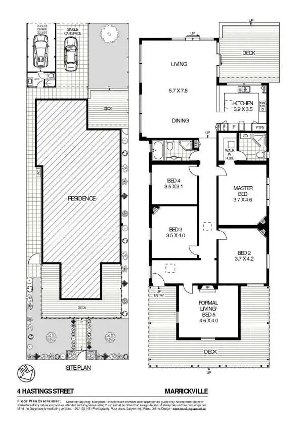 Floorplan of Homely house listing, 4 Hastings Street, Marrickville NSW 2204