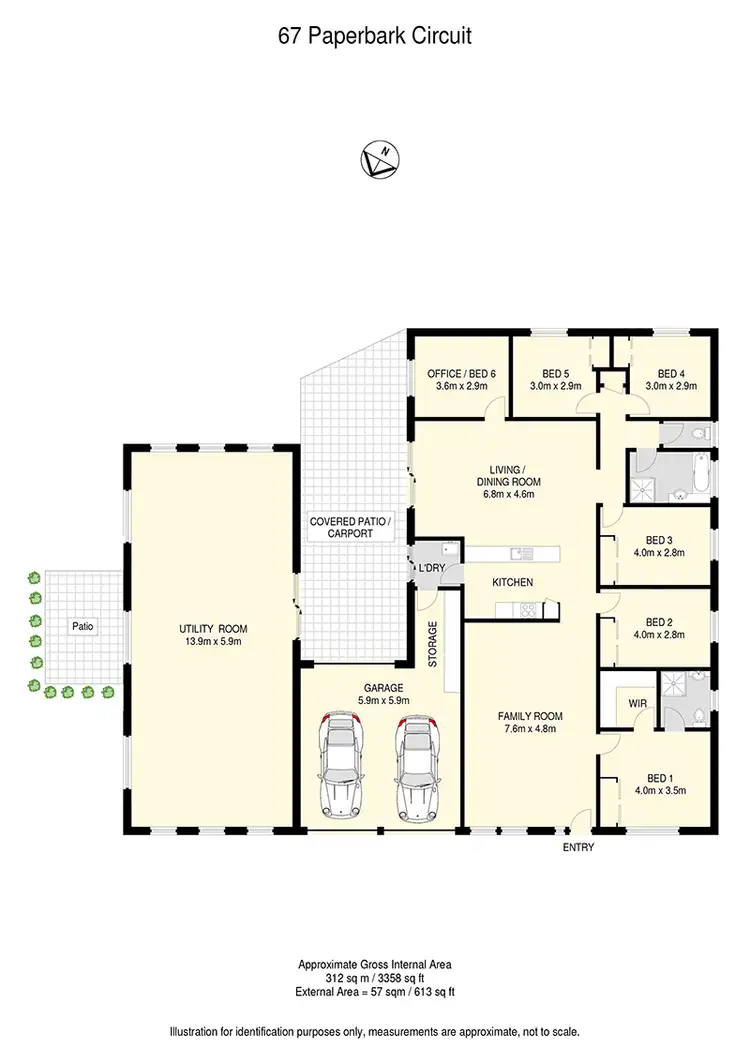 Floorplan of Homely house listing, 67 Paperbark Circuit, Moggill QLD 4070