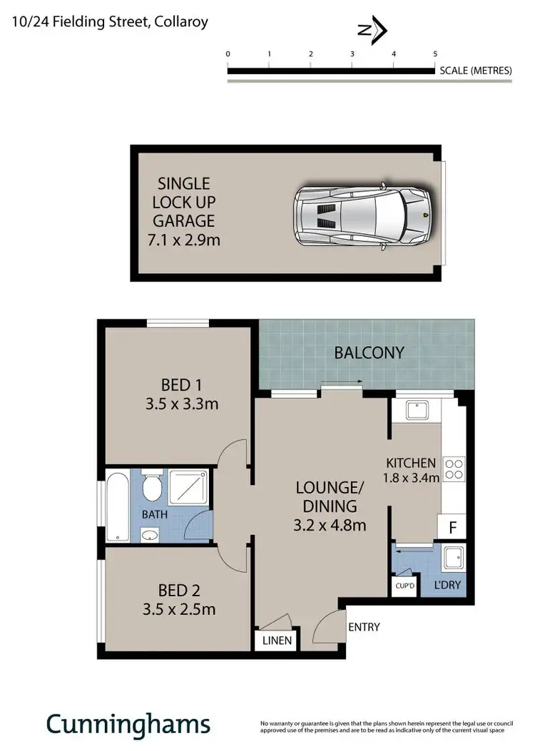 Floorplan of Homely apartment listing, 10/24 Fielding Street, Collaroy NSW 2097