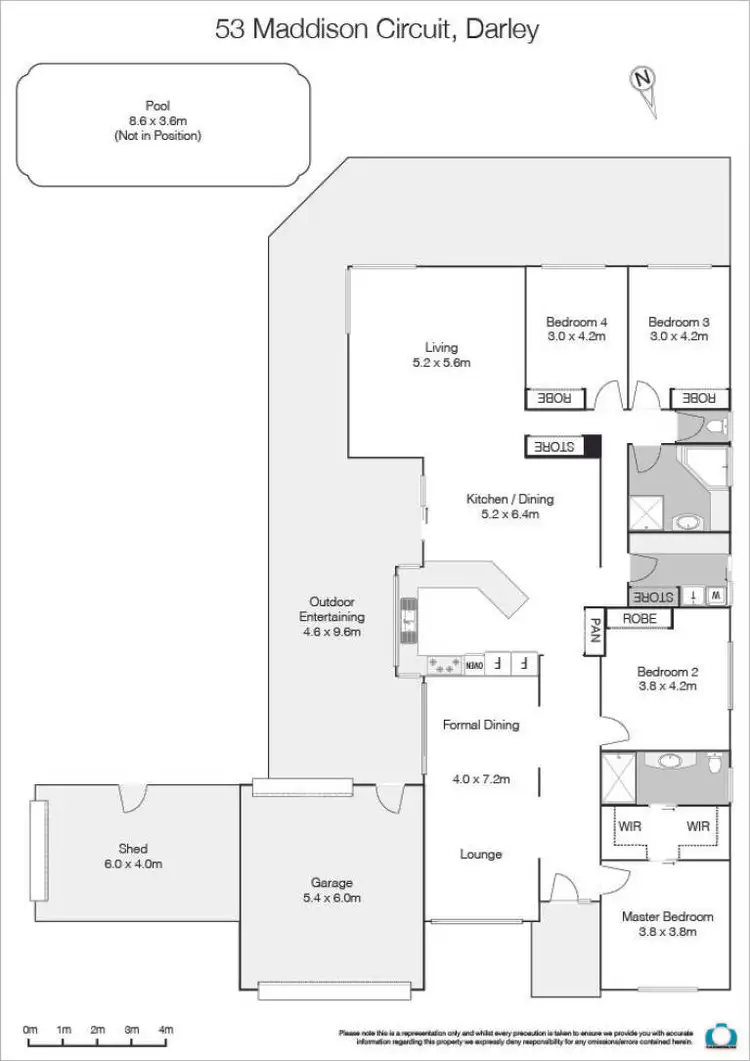 Floorplan of Homely house listing, 53 Maddison Circuit, Bacchus Marsh VIC 3340