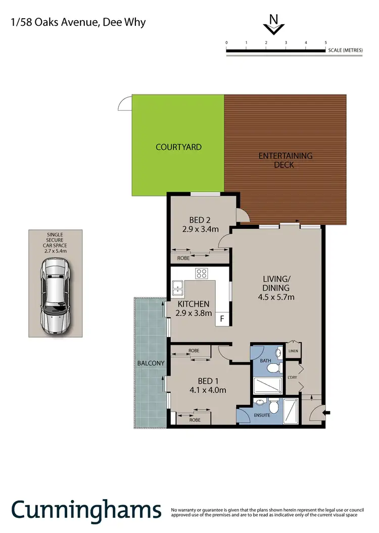 Floorplan of Homely apartment listing, 1/58-60 Oaks Avenue, Dee Why NSW 2099
