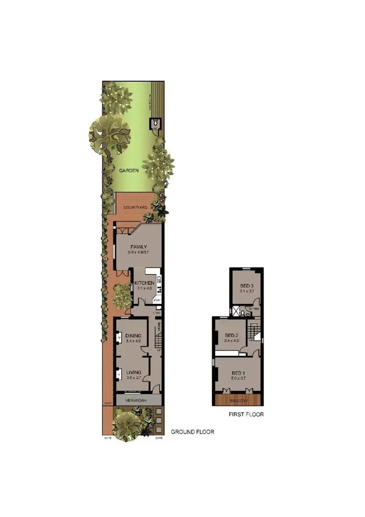 Floorplan of Homely house listing, 21 Toothill Street, Lewisham NSW 2049