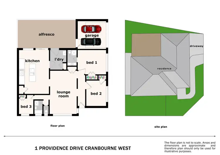 Floorplan of Homely house listing, 1 Providence Drive, Cranbourne West VIC 3977