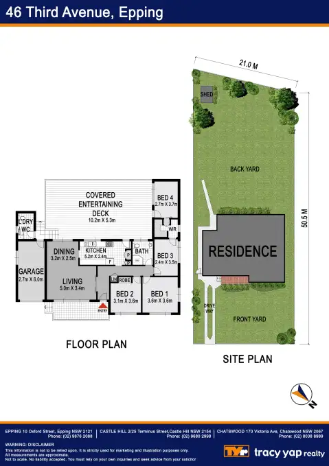 Floorplan of Homely house listing, 46 Third Avenue, Epping NSW 2121