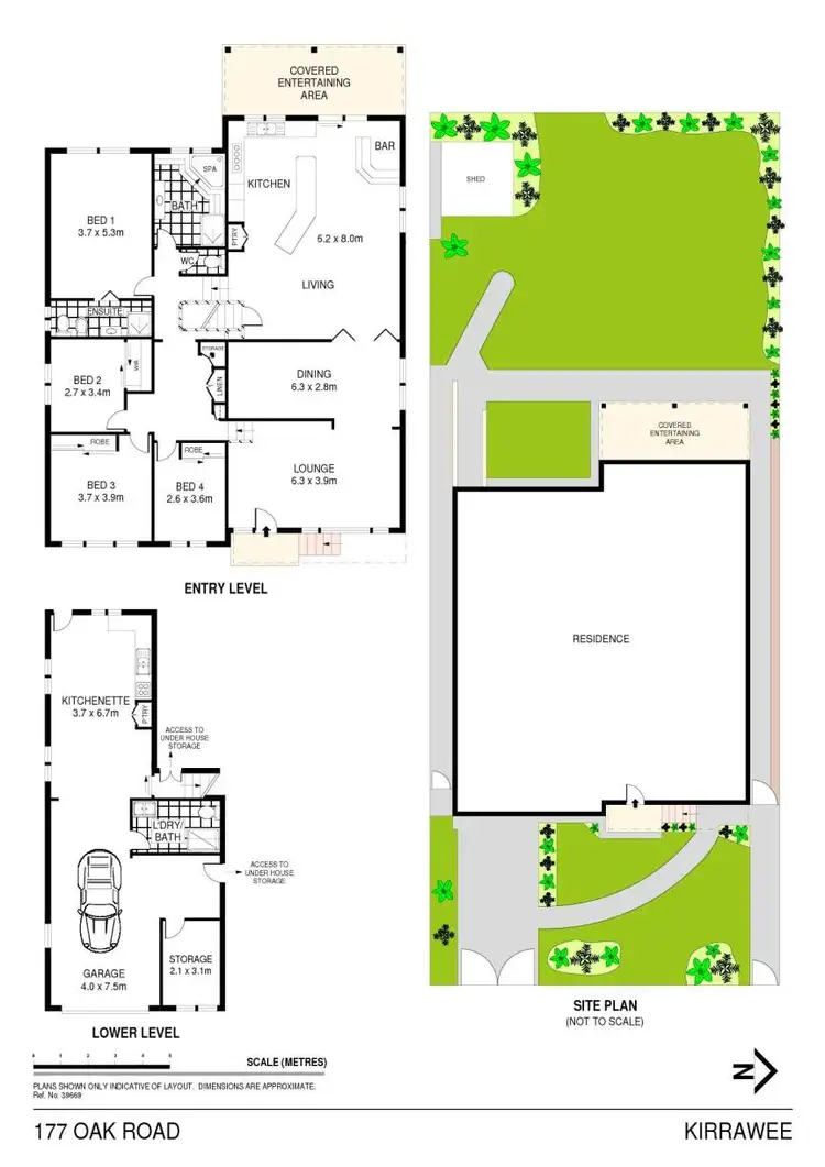 Floorplan of Homely house listing, 177 Oak Road, Kirrawee NSW 2232