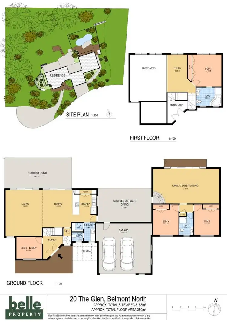 Floorplan of Homely house listing, 20 The Glen, Belmont North NSW 2280
