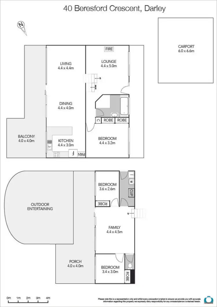 Floorplan of Homely house listing, 40 Beresford Crescent, Bacchus Marsh VIC 3340