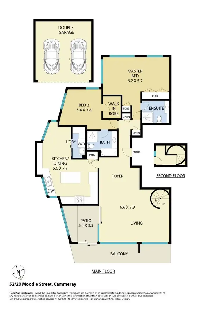 Floorplan of Homely apartment listing, 52/20 Moodie Street, Cammeray NSW 2062