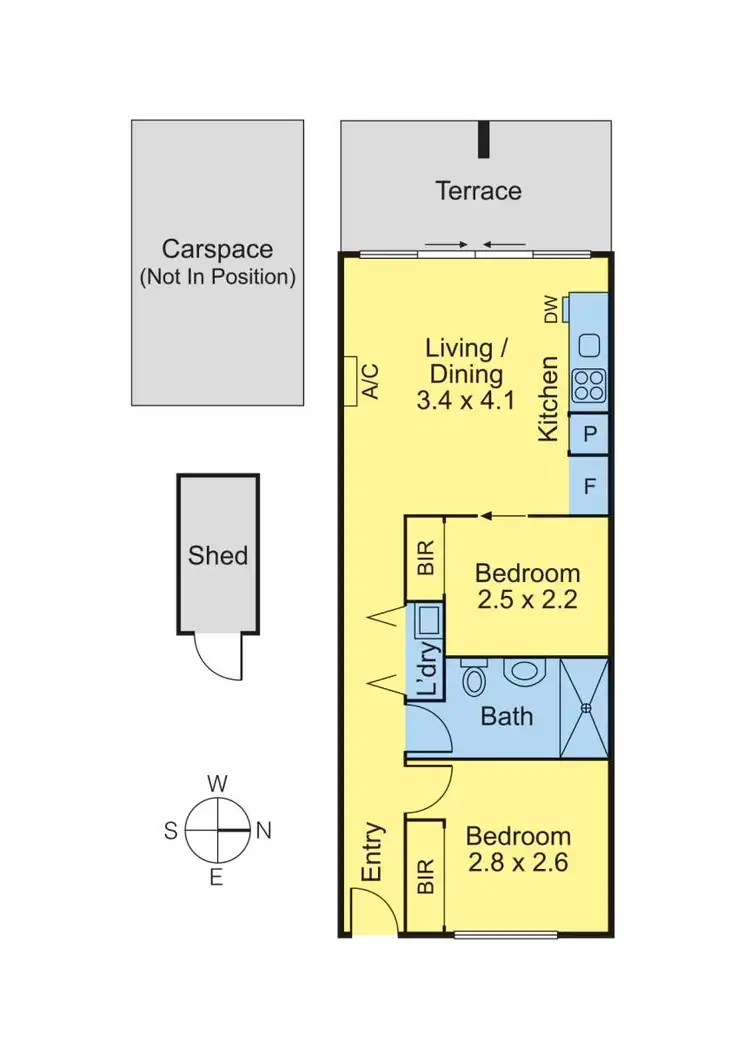 Floorplan of Homely apartment listing, 201/2 Willis Lane, Hampton VIC 3188