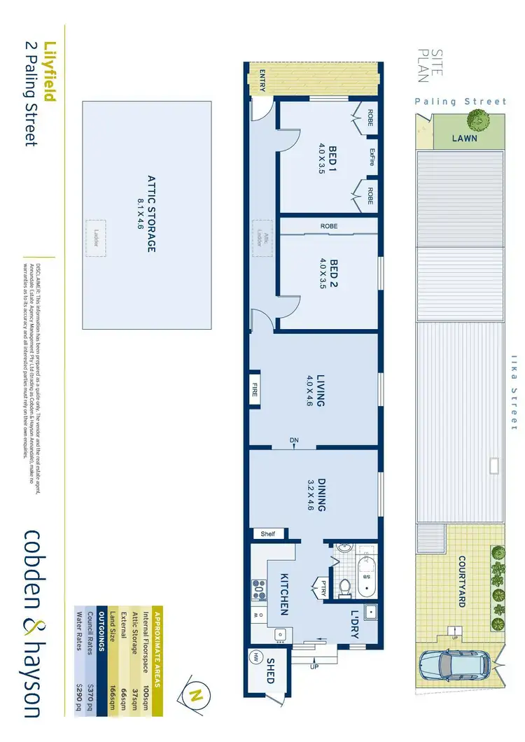 Floorplan of Homely house listing, 2 Paling Street, Lilyfield NSW 2040