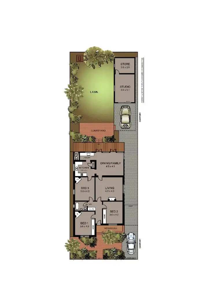 Floorplan of Homely house listing, 42 Hanks Street, Ashbury NSW 2193