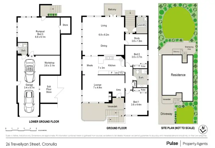 Floorplan of Homely house listing, 26 Trevellyan Street, Cronulla NSW 2230