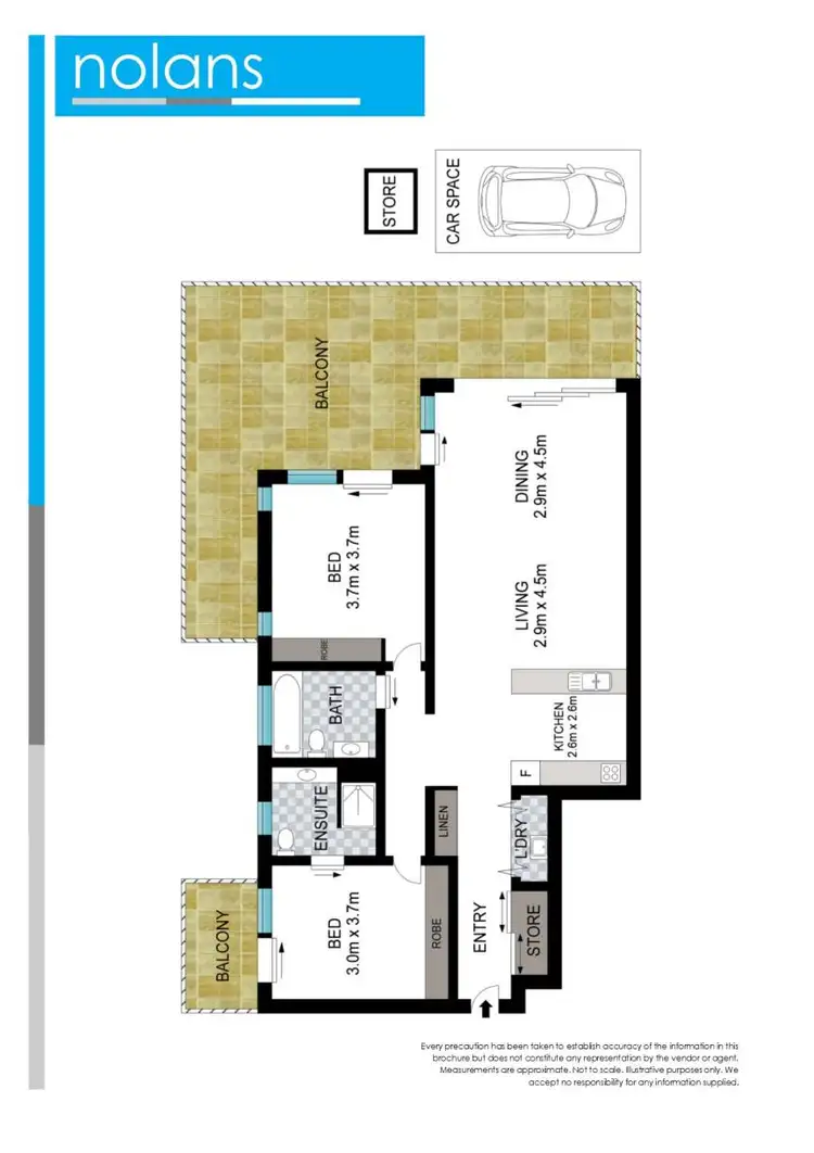 Floorplan of Homely apartment listing, 11/111 Ocean Parade, Coffs Harbour NSW 2450