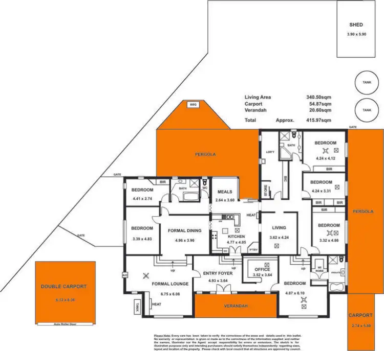 Floorplan of Homely house listing, 10 Bonview Avenue, Panorama SA 5041