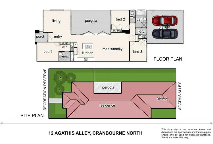 Floorplan of Homely house listing, 12 Agathis Alley, Cranbourne North VIC 3977