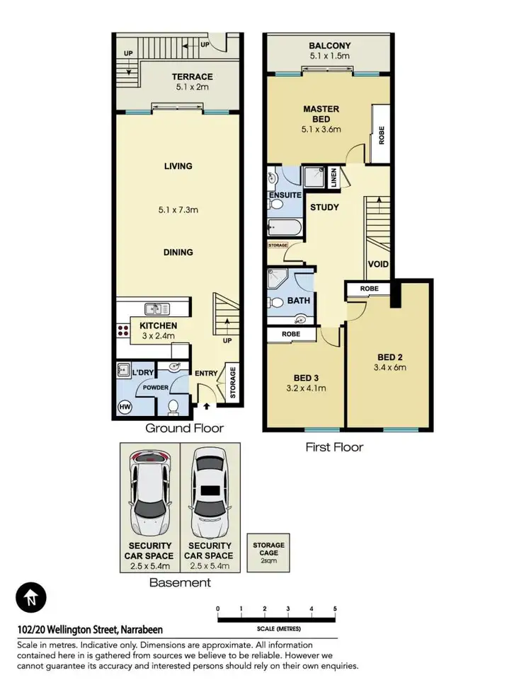 Floorplan of Homely apartment listing, 102/20 Wellington Street, Narrabeen NSW 2101