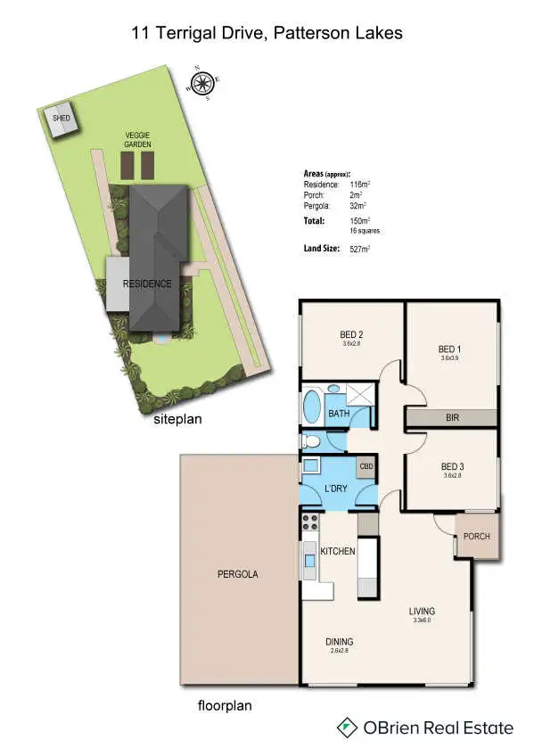 Floorplan of Homely house listing, 11 Terrigal Drive, Patterson Lakes VIC 3197