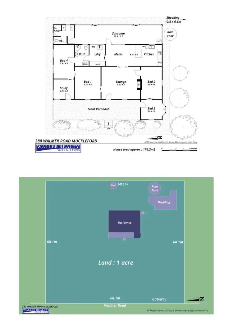Floorplan of Homely house listing, 380 Walmer Road, Muckleford VIC 3451
