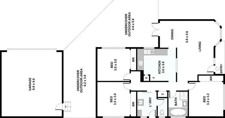 Floorplan of Homely house listing, 17 Ellwood Drive, Pearcedale VIC 3912