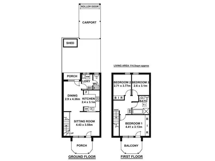 Floorplan of Homely townhouse listing, 2/21 The Esplanade, Semaphore South SA 5019