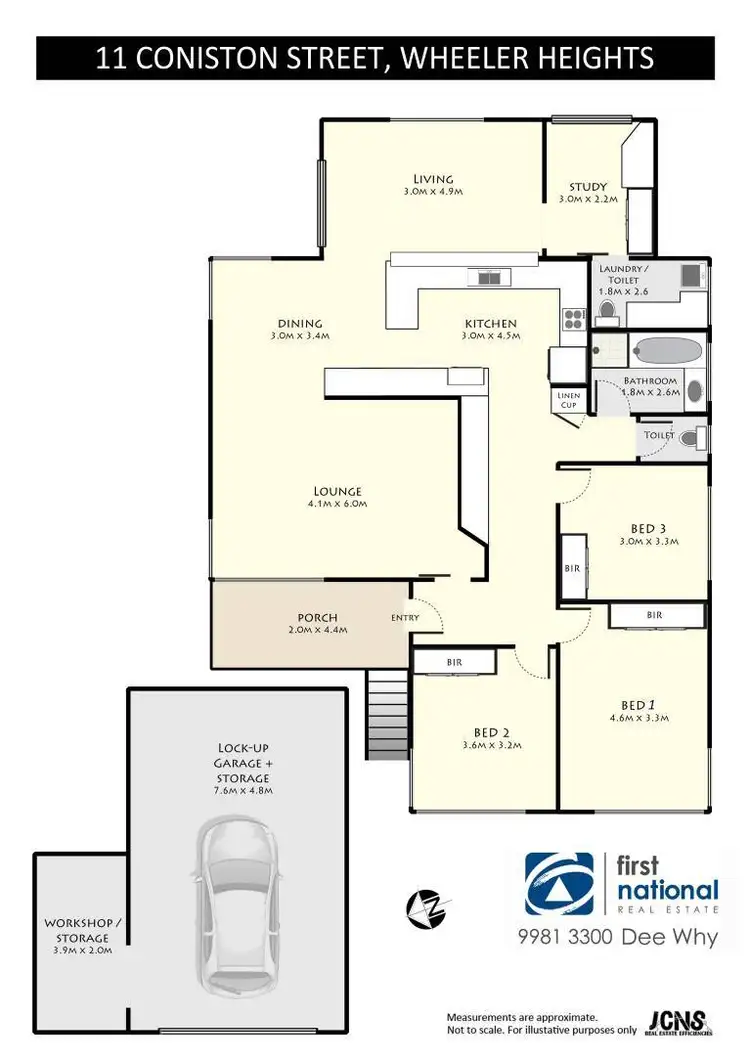 Floorplan of Homely house listing, 11 Coniston Street, Wheeler Heights NSW 2097