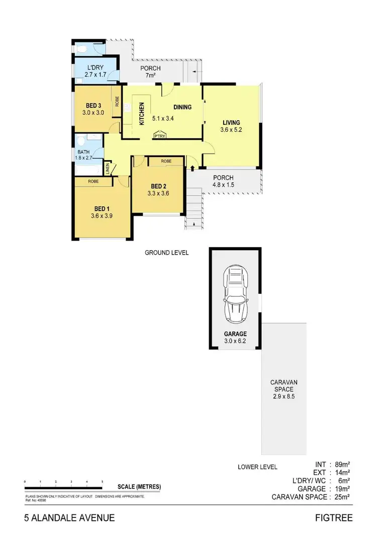 Floorplan of Homely house listing, 5 Alandale Avenue, Figtree NSW 2525