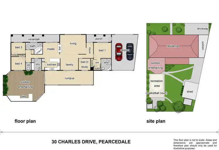 Floorplan of Homely house listing, 30 Charles Drive, Pearcedale VIC 3912