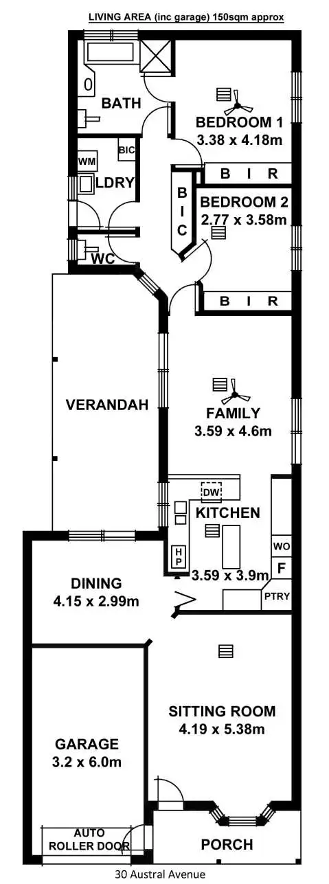 Floorplan of Homely house listing, 30 Austral Avenue, Linden Park SA 5065