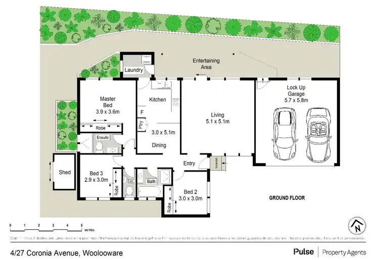Floorplan of Homely townhouse listing, 4/27-29 Caronia Avenue, Woolooware NSW 2230