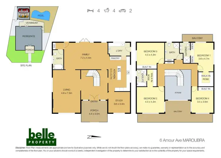 Floorplan of Homely house listing, 6 Amour Avenue, Maroubra NSW 2035