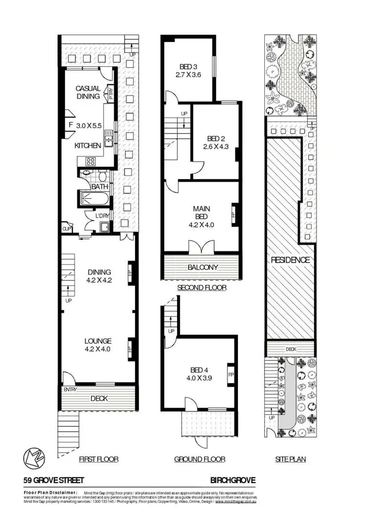 Floorplan of Homely house listing, 59 Grove Street, Birchgrove NSW 2041