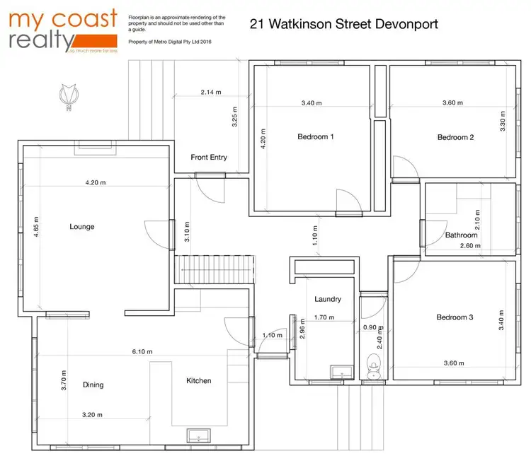 Floorplan of Homely house listing, 21 Watkinson Street, Devonport TAS 7310