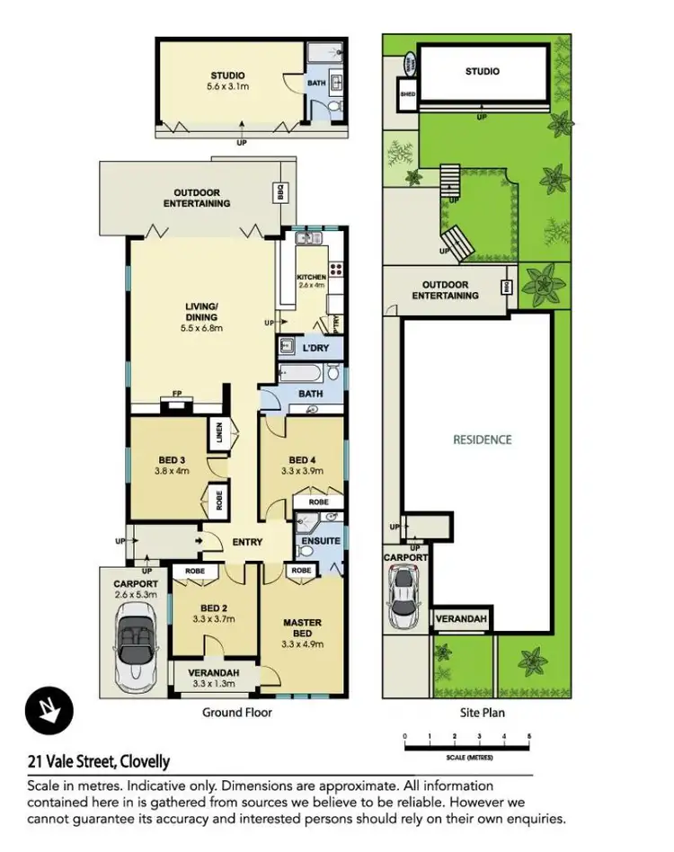 Floorplan of Homely house listing, 21 Vale Street, Clovelly NSW 2031
