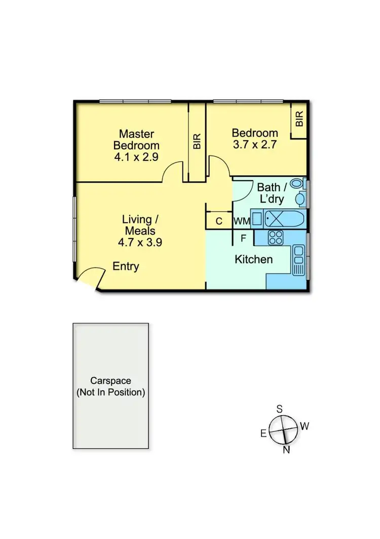 Floorplan of Homely apartment listing, 4/110 Normanby Avenue, Thornbury VIC 3071