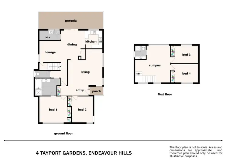 Floorplan of Homely house listing, 4 Tayport Gardens, Endeavour Hills VIC 3802