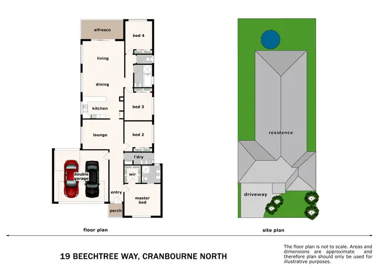Floorplan of Homely house listing, 13 Beechtree Way, Cranbourne North VIC 3977