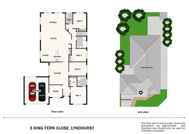 Floorplan of Homely house listing, 3 King Fern Close, Lyndhurst VIC 3975