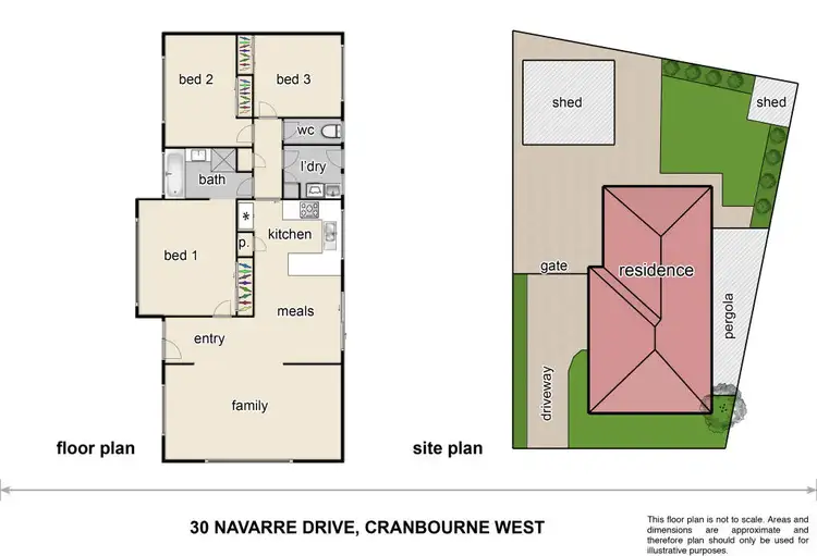 Floorplan of Homely house listing, 60 Navarre Drive, Cranbourne West VIC 3977