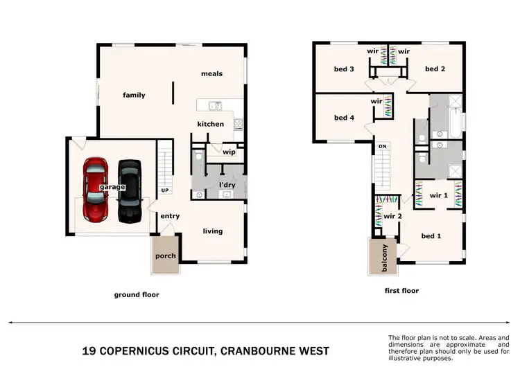 Floorplan of Homely house listing, 19 Copernicus Circuit, Cranbourne West VIC 3977