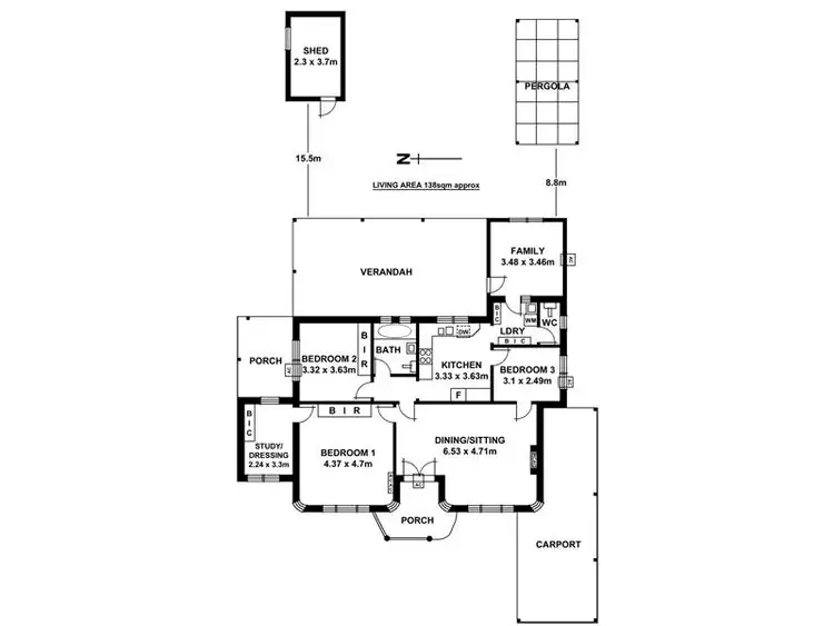 Floorplan of Homely house listing, 7 Crossley Street, Plympton SA 5038